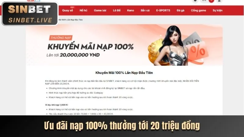 Banner khuyến mãi hoàn trả hàng ngày ld789 đăng ký